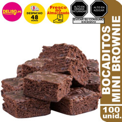 MiniBrownies x 100 unidades