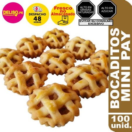 Mini Pay de Manzana x 100 unid. Mini Pay de Manzana x 100 unid.