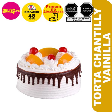 Torta Chantilly vainilla 5 porciones