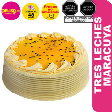 Torta tres leches Maracuya 28 porciones Torta tres leches Maracuya 28 porciones