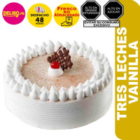 Torta tres leches Vainilla grande 28 porciones Torta tres leches Vainilla grande 28 porciones